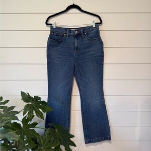 Madewell the Perfect Vintage Flare Crop Jean Size 29